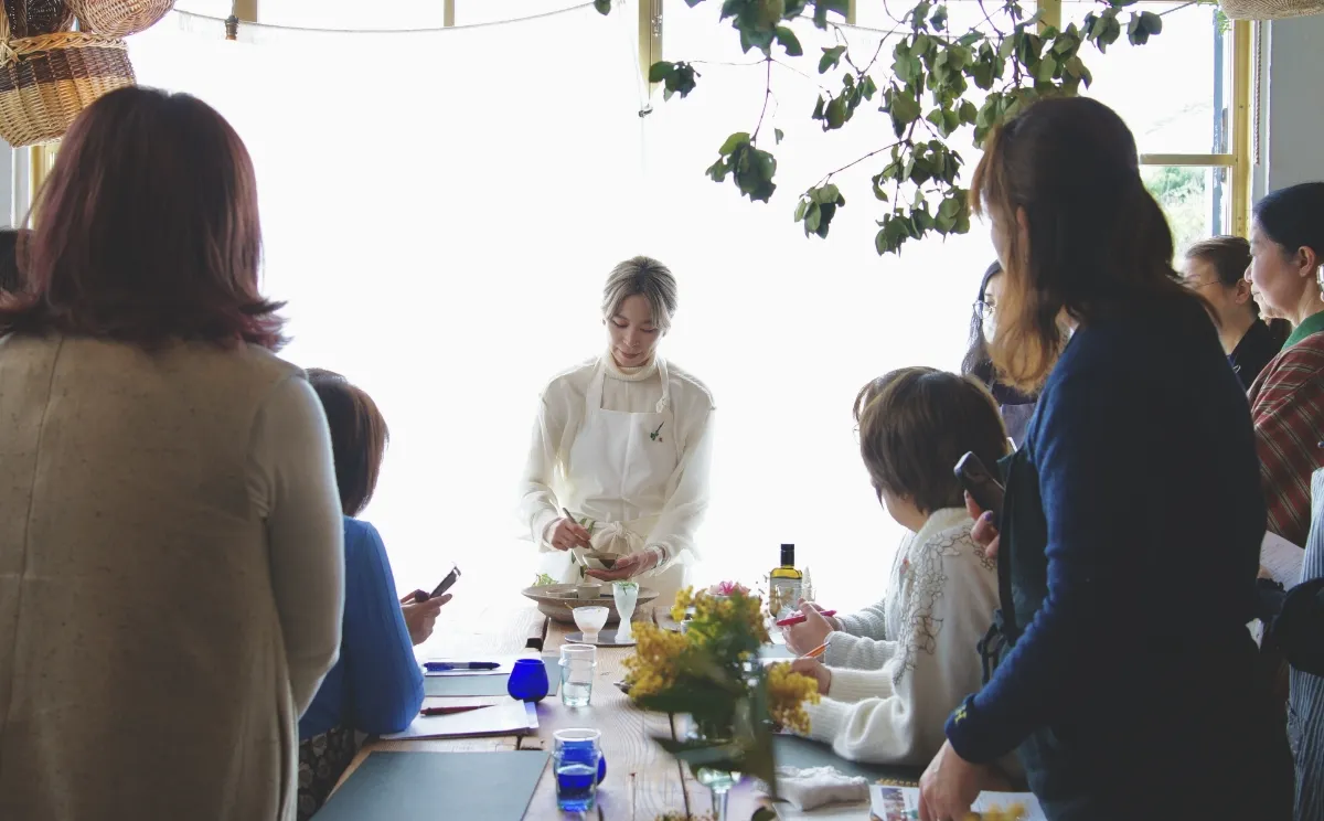 オリーブオイル講座の様子